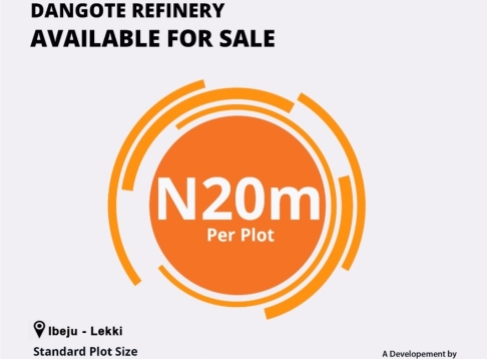 Land For Sale Opposite Dangote Refinery Ibeji-Lekki